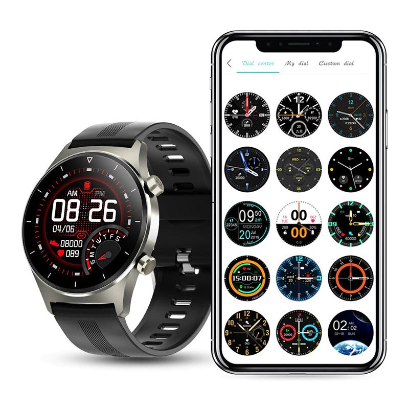 Watch - Sporty Full Touch Round Screen Waterproof Fitness Track Smartwatch