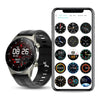Waterproof Full Touch Round Screen Fitness Sports Track Smartwatches