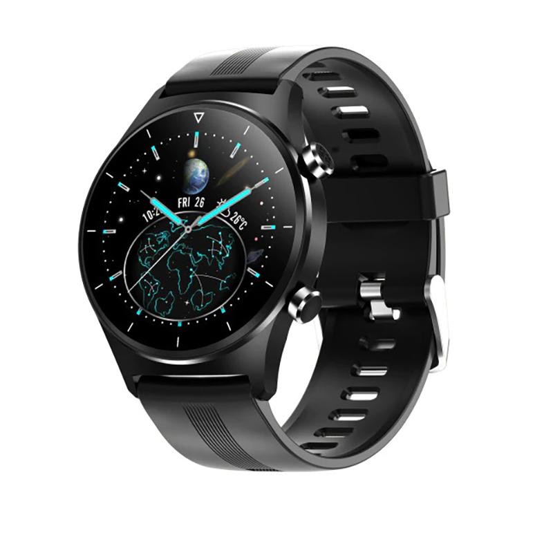 Watch - Sporty Full Touch Round Screen Waterproof Fitness Track Smartwatch