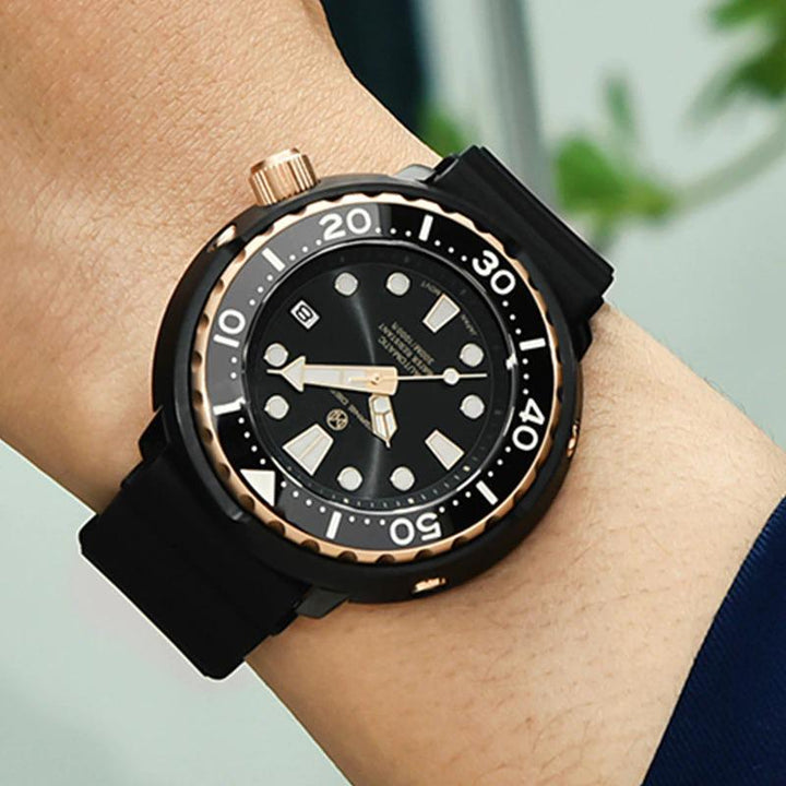 Watch - Sporty Luminous Rotating Bezel Automatic Mechanical Watch