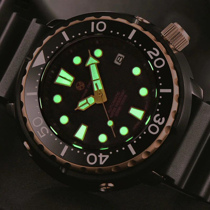 Watch - Sporty Luminous Rotating Bezel Automatic Mechanical Watch