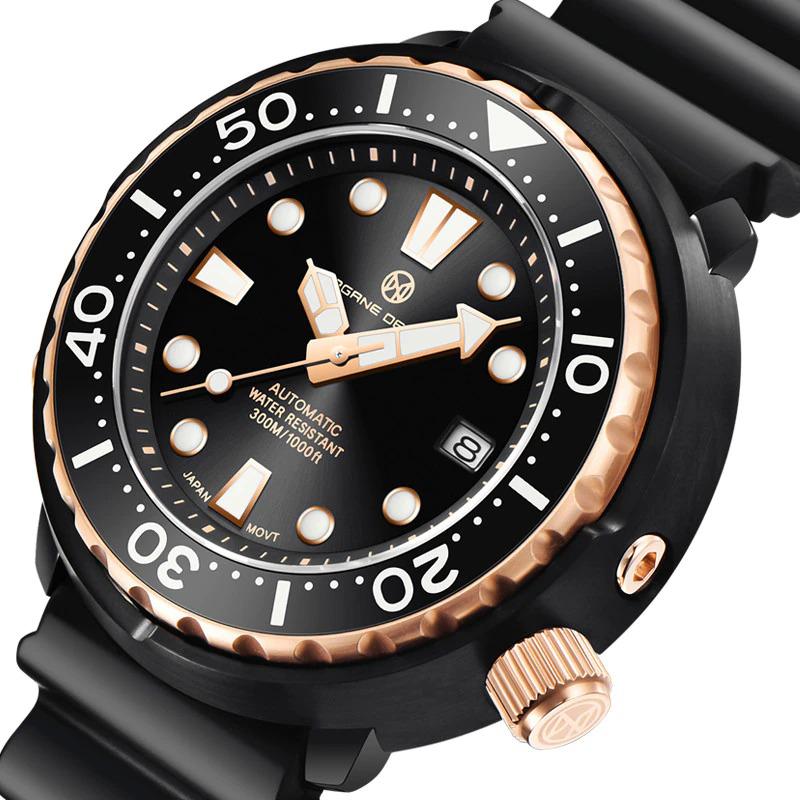 Watch - Sporty Luminous Rotating Bezel Automatic Mechanical Watch