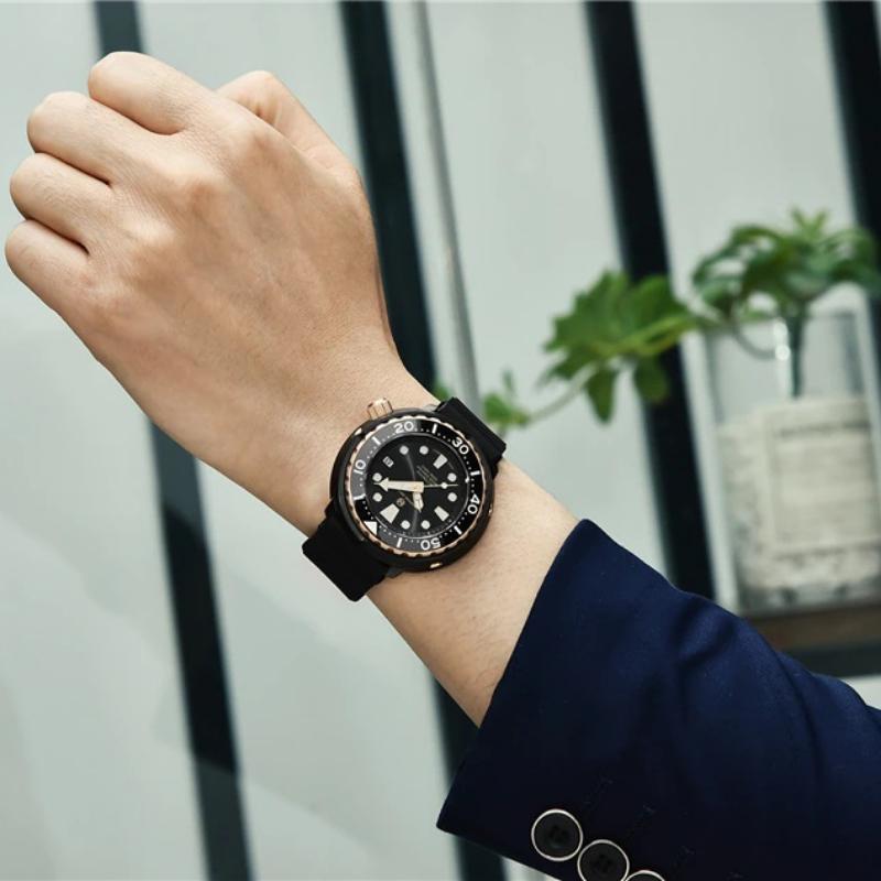 Watch - Sporty Luminous Rotating Bezel Automatic Mechanical Watch