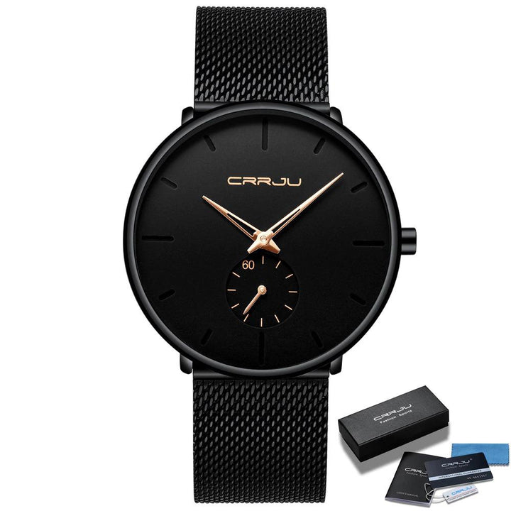 Watch - Sporty Ultra-thin Mesh Belt Quartz Watch