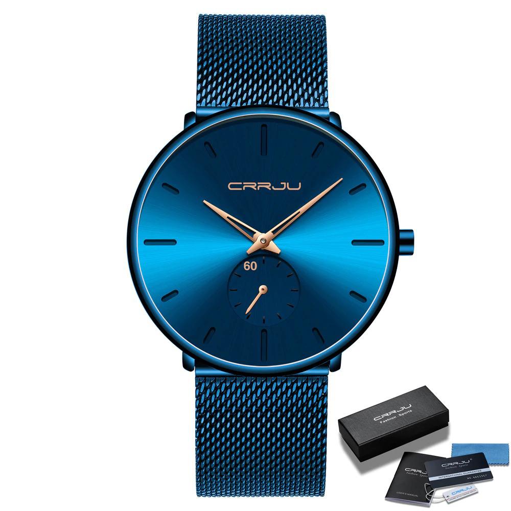 Watch - Sporty Ultra-thin Mesh Belt Quartz Watch