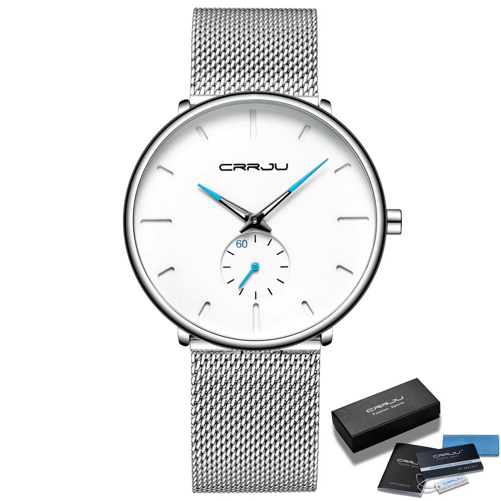 Watch - Sporty Ultra-thin Mesh Belt Quartz Watch