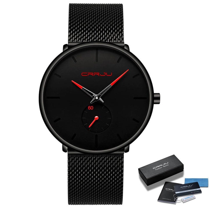 Watch - Sporty Ultra-thin Mesh Belt Quartz Watch