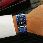 Watch - Square Fashion Steel Band Quartz Watch