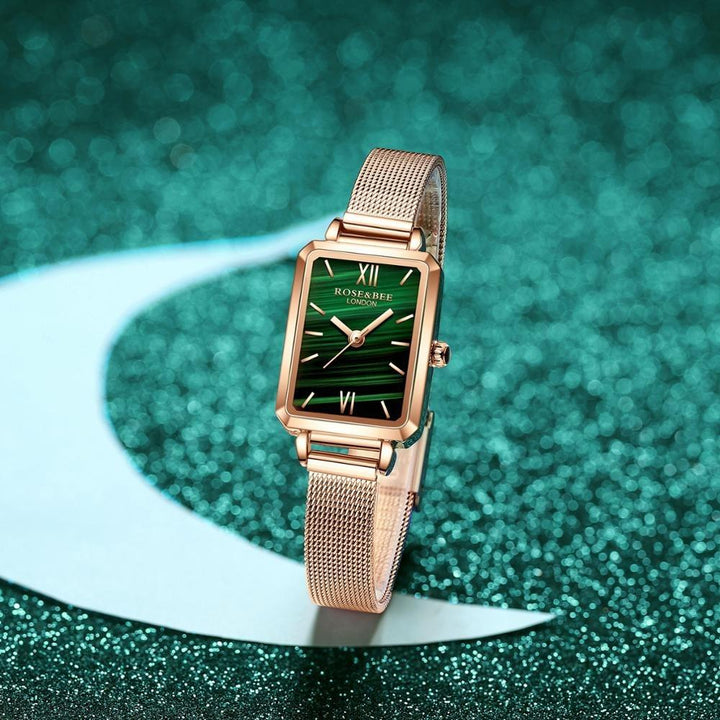 Watch - Square Fashion Wristwatch And Bracelet Set