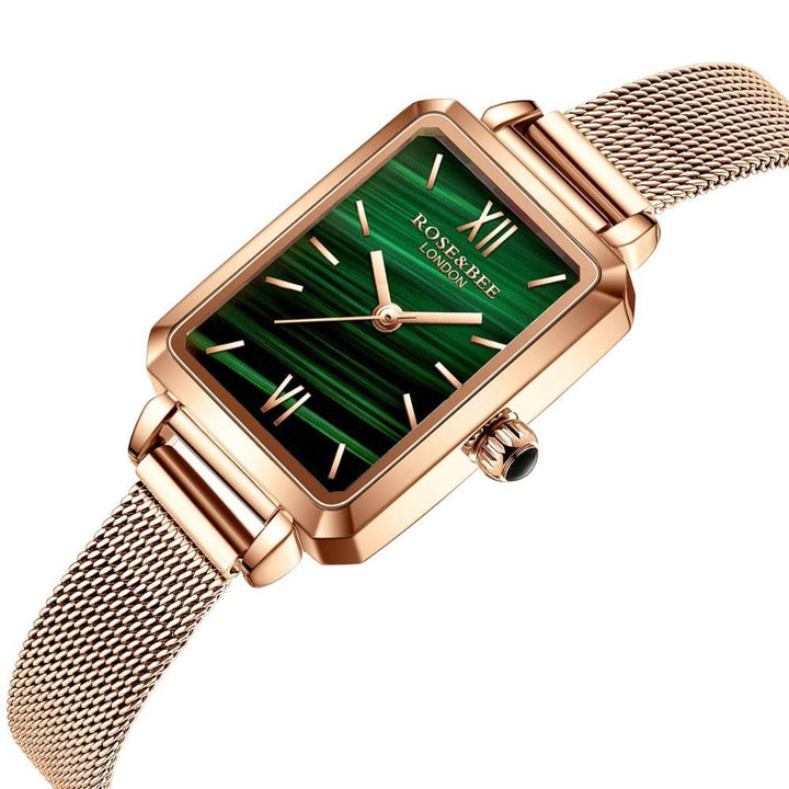 Watch - Square Fashion Wristwatch And Bracelet Set