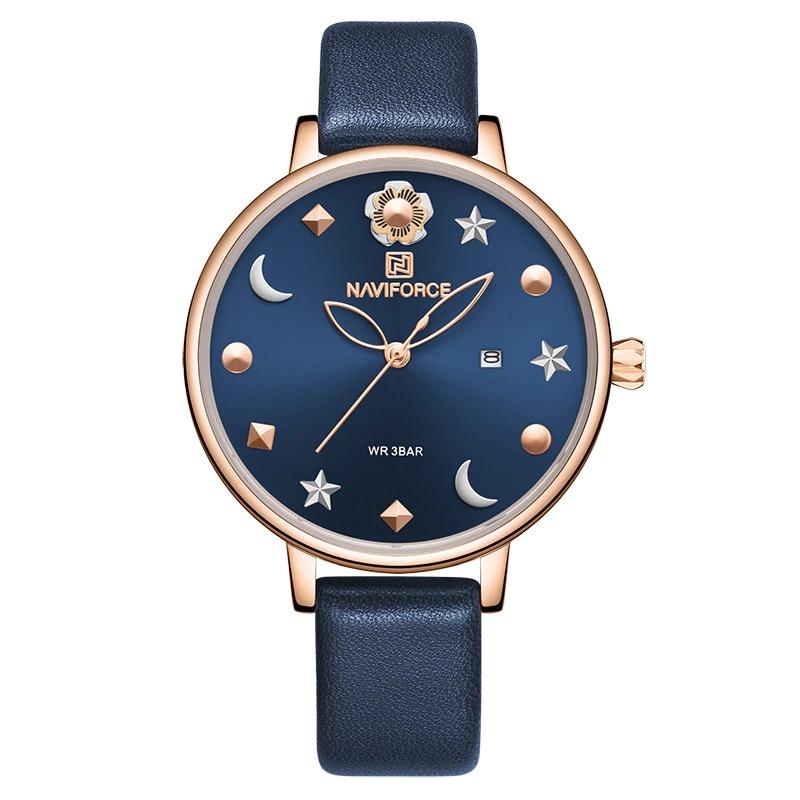 Watch - Stars And Floral Designed Quartz Wristwatch