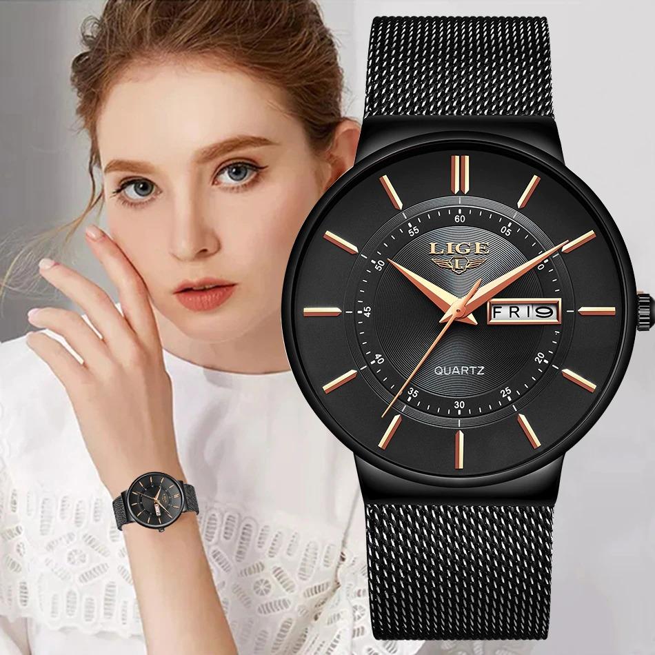 Watch - Striking Ultra Thin Stainless Steel Mesh Strap Quartz Watch