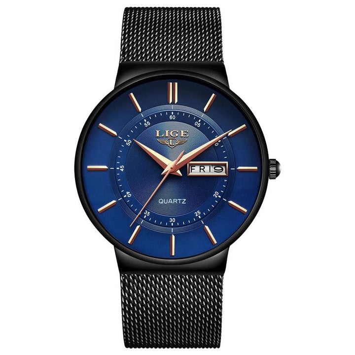 Watch - Striking Ultra Thin Stainless Steel Mesh Strap Quartz Watch