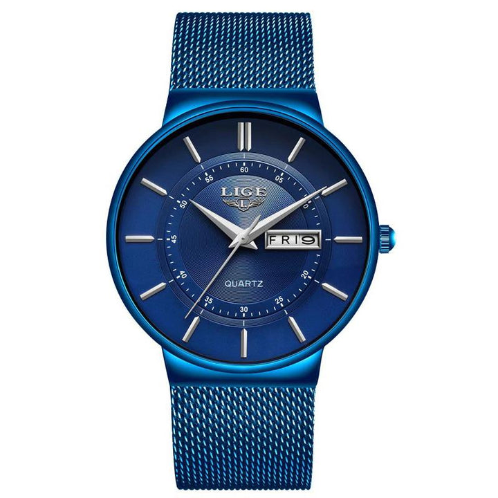 Watch - Striking Ultra Thin Stainless Steel Mesh Strap Quartz Watch