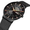 Watch - Striking Ultra Thin Stainless Steel Mesh Strap Quartz Watch