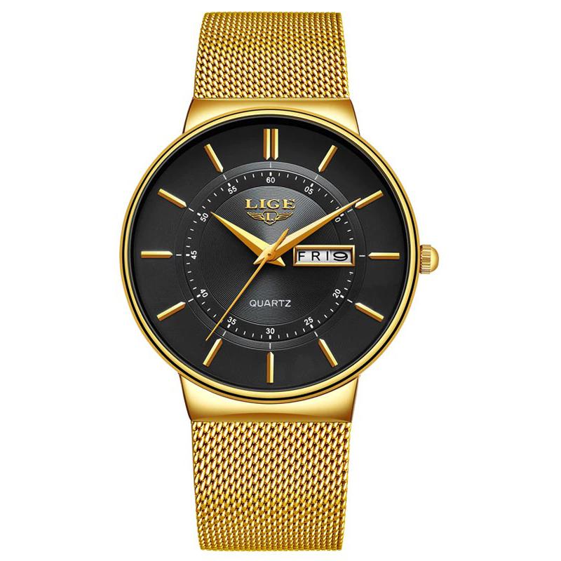 Watch - Striking Ultra Thin Stainless Steel Mesh Strap Quartz Watch