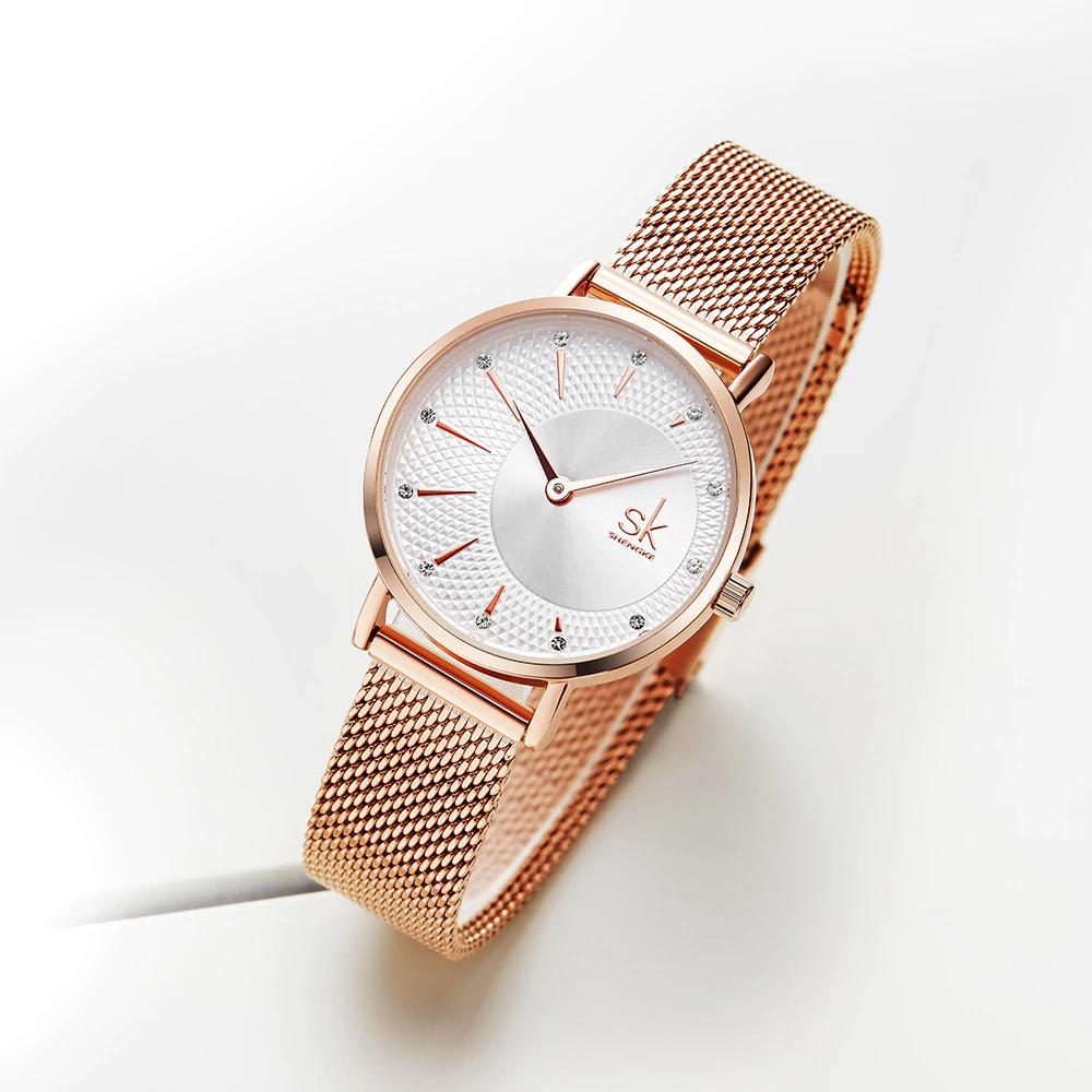 Watch - Stunning Rhinestones With Mesh Band Quartz Watch