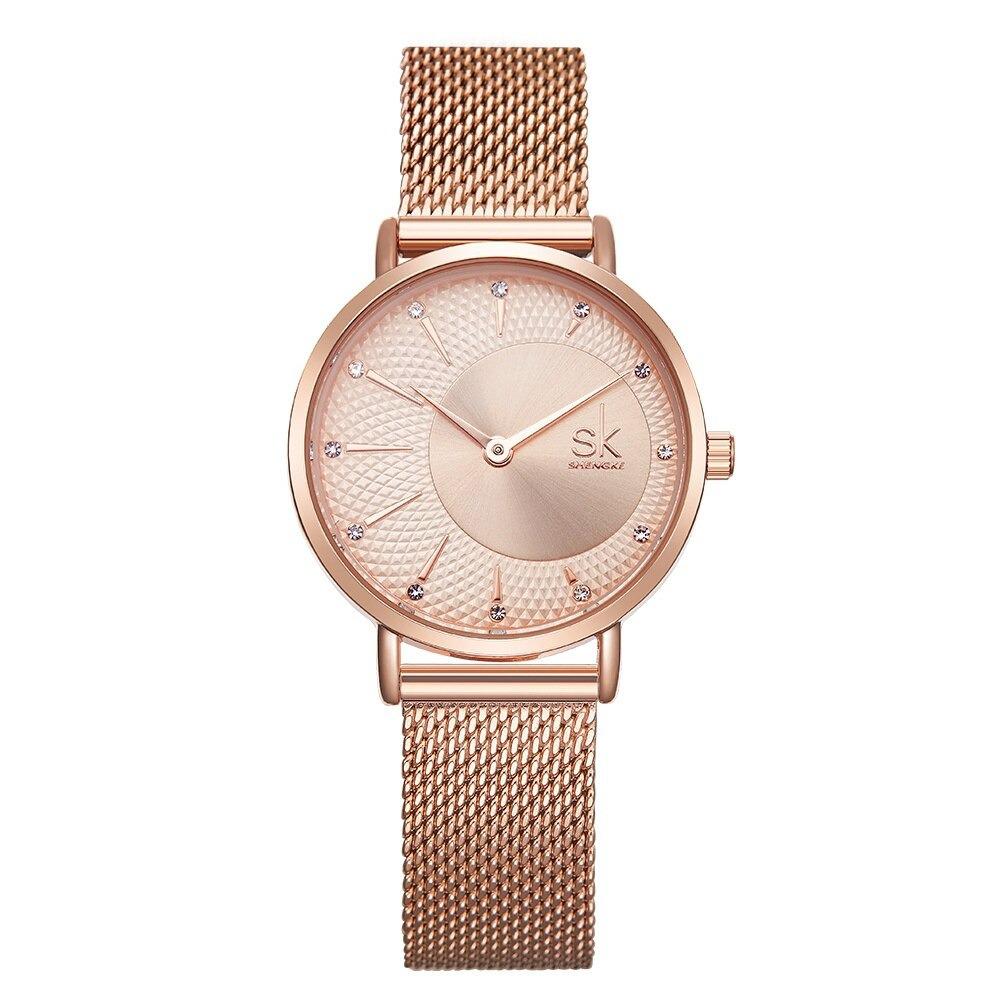 Watch - Stunning Rhinestones With Mesh Band Quartz Watch