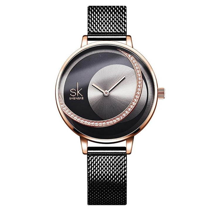 Watch - Stylish And Elegant Crystal Quartz Watch