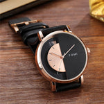 Watch - Stylish Minimalist Leather Band Quartz Watch