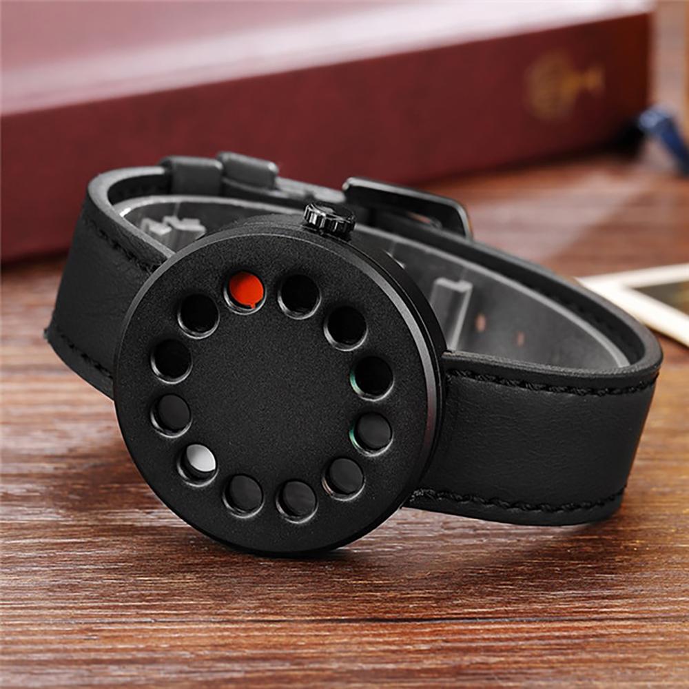 Watch - Stylish Minimalist Leather Band Quartz Watch