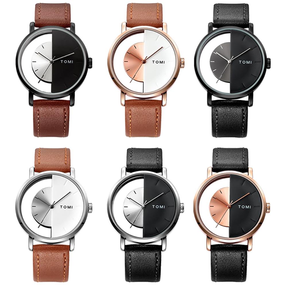 Watch - Stylish Minimalist Leather Band Quartz Watch