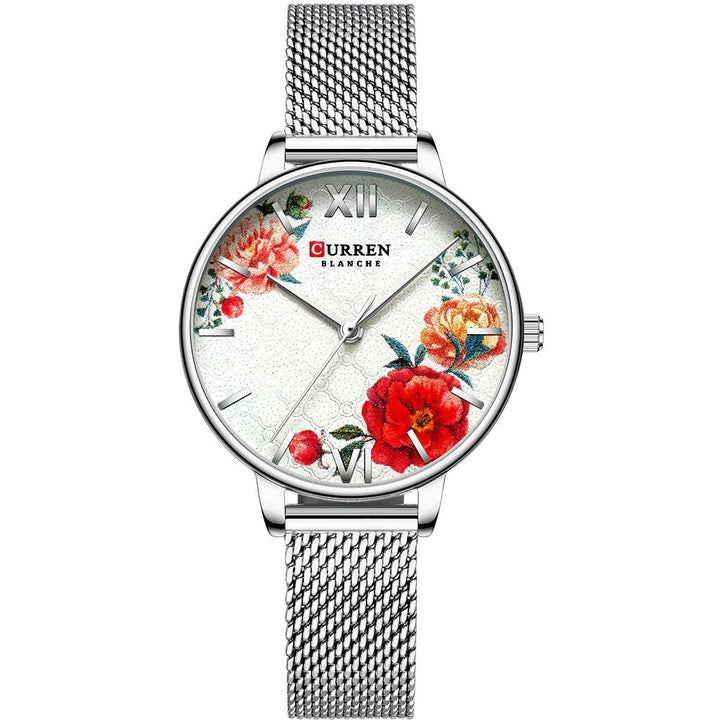 Watch - Summer Flower Bloom Accent Quartz Watch