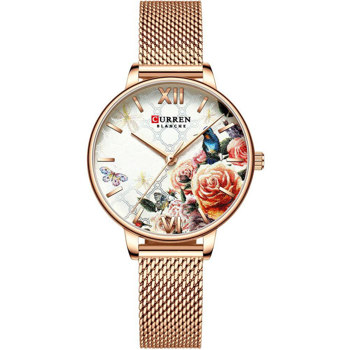 Watch - Summer Flower Bloom Accent Quartz Watch