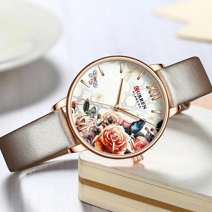 Watch - Summer Flower Bloom Accent Quartz Watch