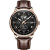 Watch - Three Dimensional Dial Moon Phase Automatic Mechanical Watch