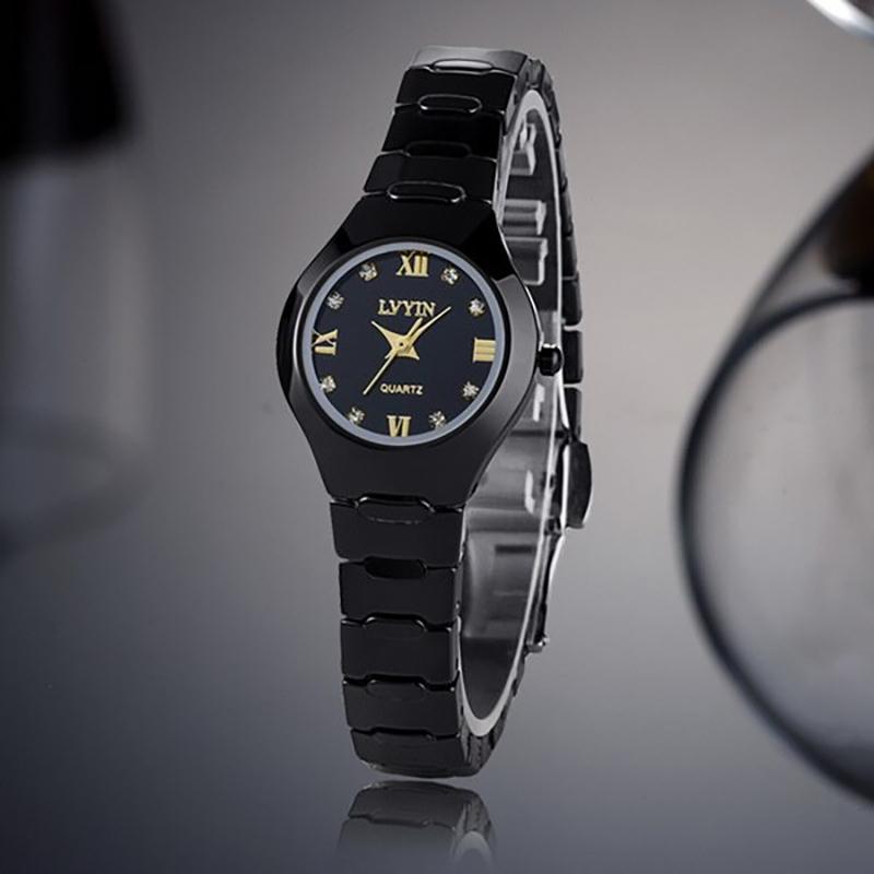 Watch - Timeless Couple's Ceramic Band Quartz Watch