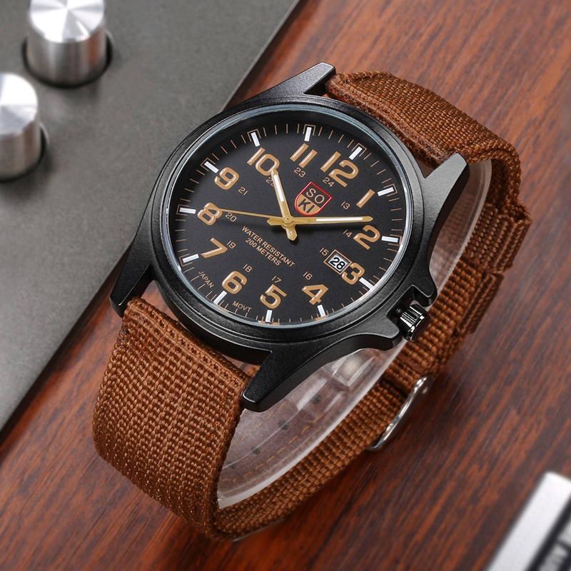 Watch - Timeless Urban Cool Fashion With Nylon Strap Quartz Watch