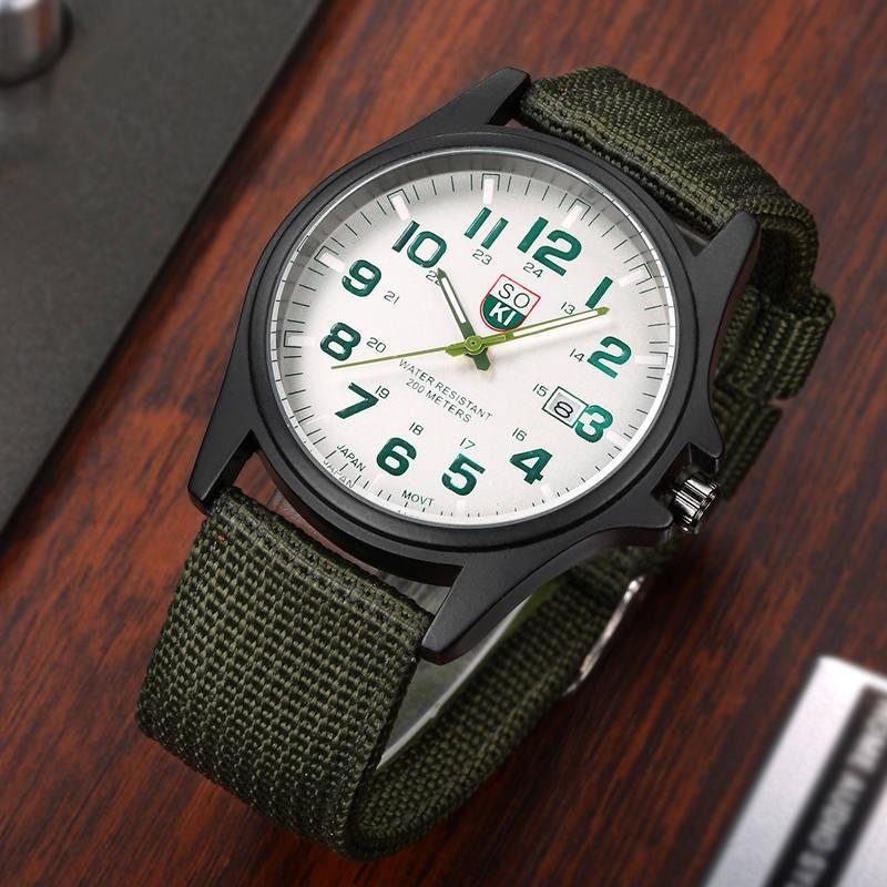 Watch - Timeless Urban Cool Fashion With Nylon Strap Quartz Watch