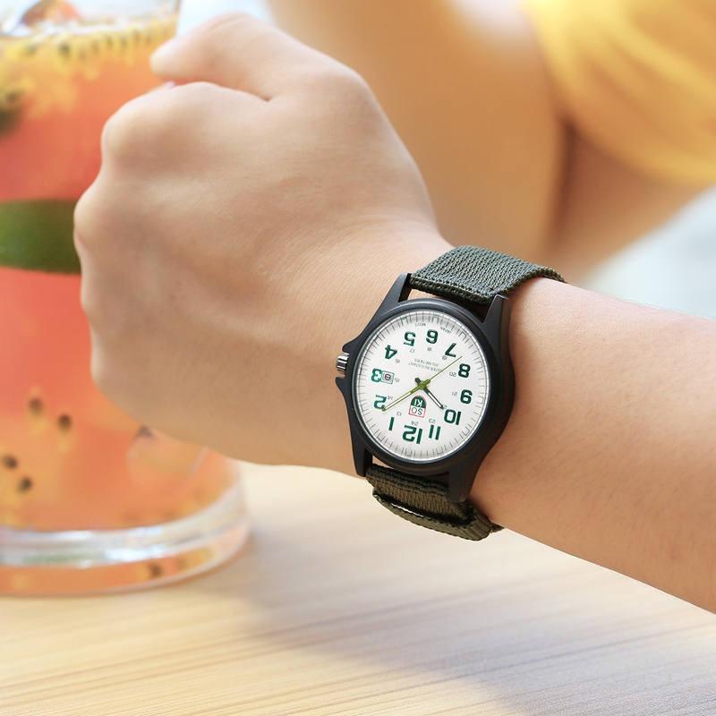 Watch - Timeless Urban Cool Fashion With Nylon Strap Quartz Watch