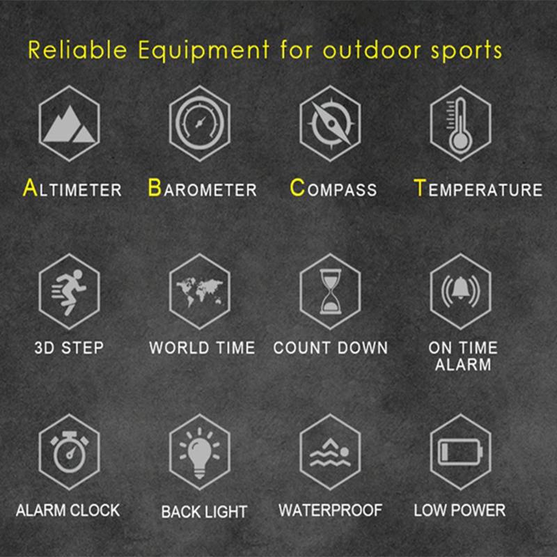 Watch - Ultra-Modern Waterproof Military Sports Digital Watch