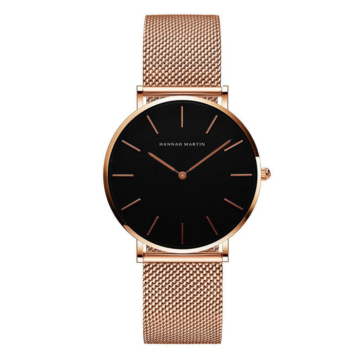 Watch - Ultra Thin Casual Stainless Steel Mesh Band Quartz Wristwatch