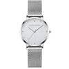 Watch - Ultra Thin Casual Stainless Steel Mesh Band Quartz Wristwatch