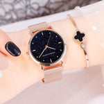 Watch - Ultra Thin Casual Stainless Steel Mesh Band Quartz Wristwatch