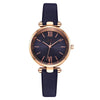 Watch - Ultra-Thin Glossy Dial Leather Band Quartz Watch