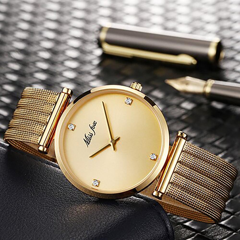 Watch - Ultra Thin Stainless Steel Triomphe Mesh Quartz Watch