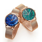 Watch - Ultra-thin Starry Dial With Stainless Steel Strap Quartz Watch