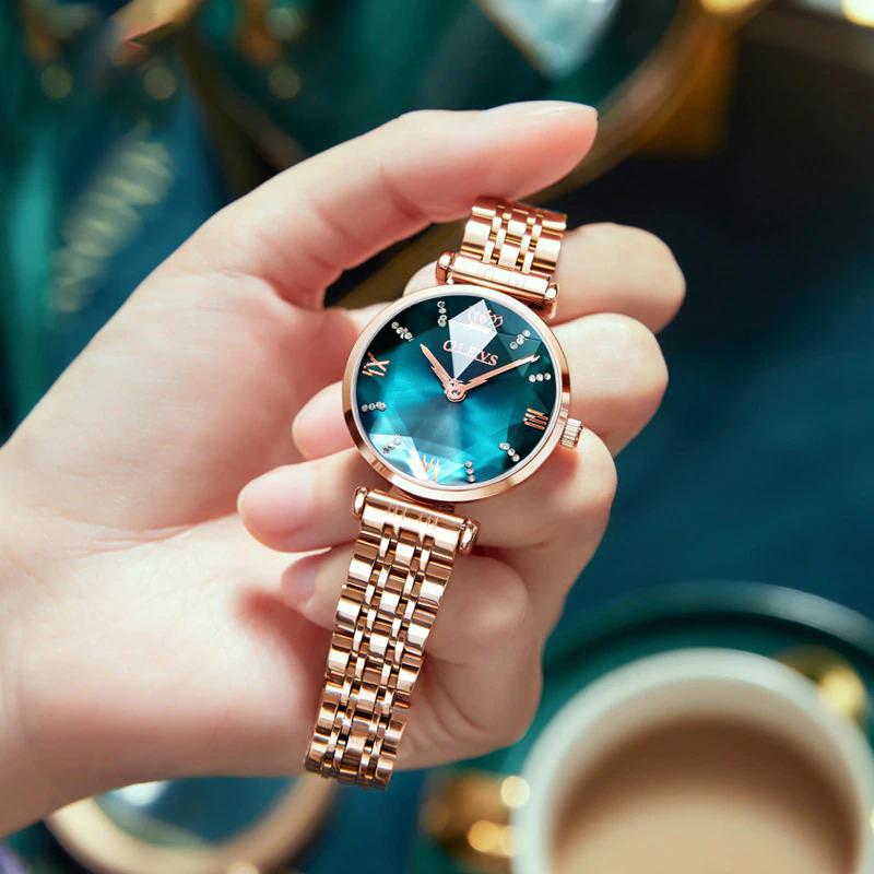 Watch - Unique Fashion Diamond Cutting Design Quartz Watch