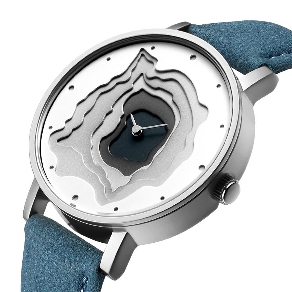 Watch - Unique Vintage Leather Band Quartz Watch