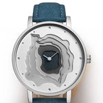Watch - Unique Vintage Leather Band Quartz Watch