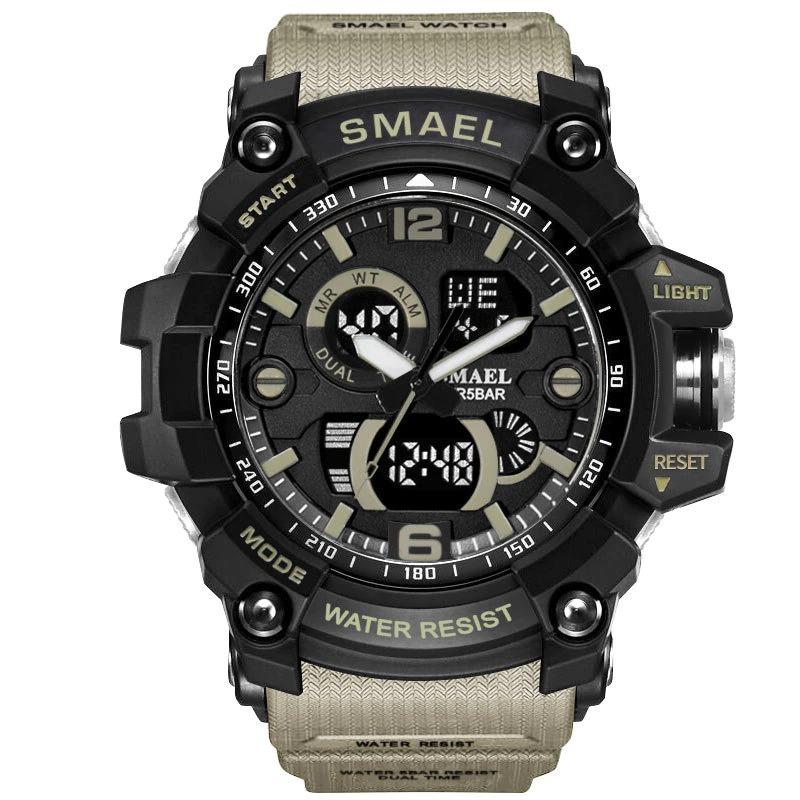 Watch - Water-Resistant Military Sports Digital Quartz Watch