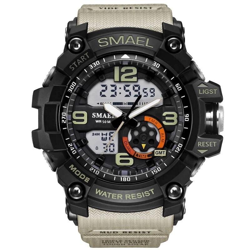 Watch - Water-Resistant Military Sports Digital Quartz Watch