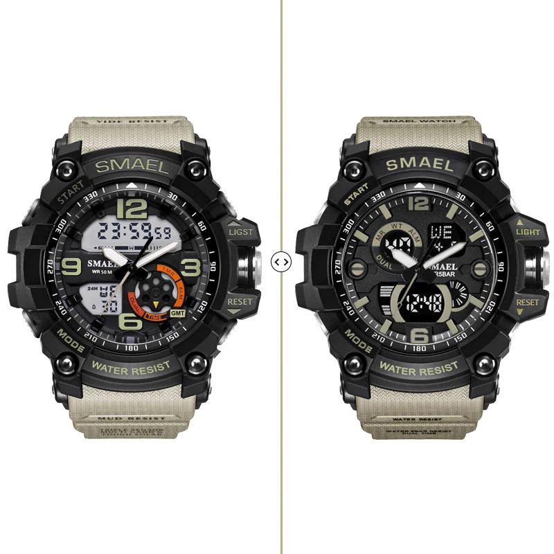 Watch - Water-Resistant Military Sports Digital Quartz Watch