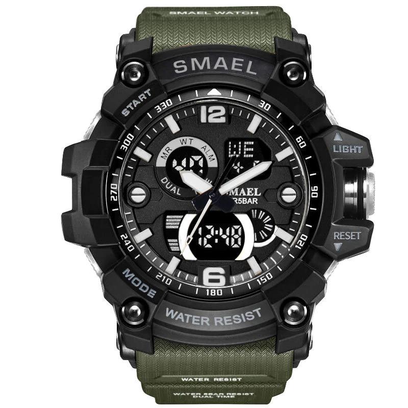 Watch - Water-Resistant Military Sports Digital Quartz Watch