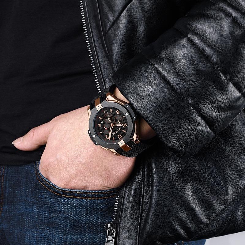 Watch - Water-Resistant Multi-Dial Chronograph Quartz Watch