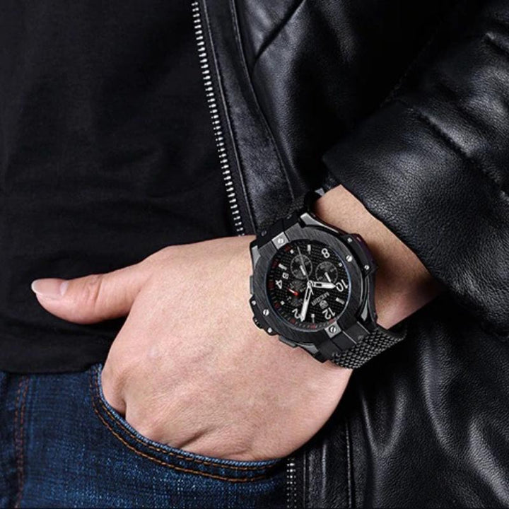 Watch - Water-Resistant Multi-Dial Chronograph Quartz Watch